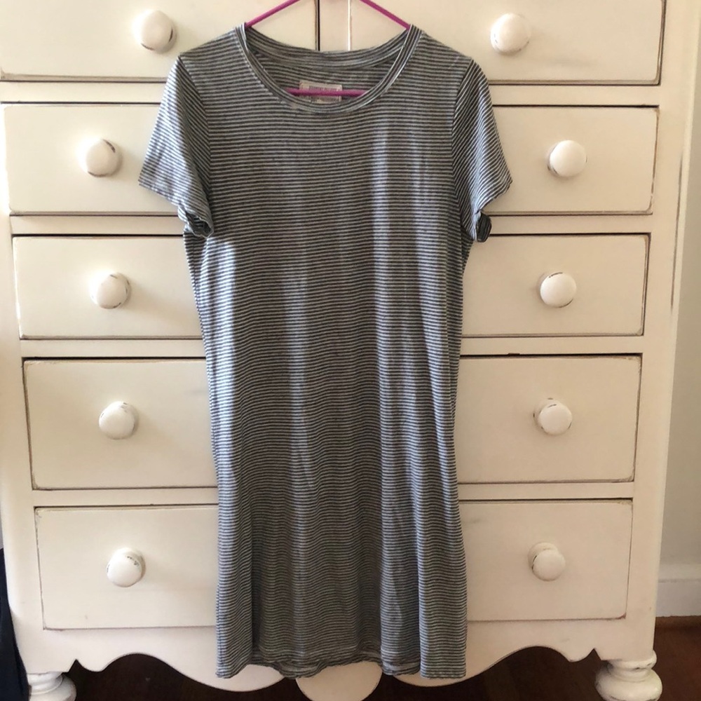 Current/Elliott striped tee dress